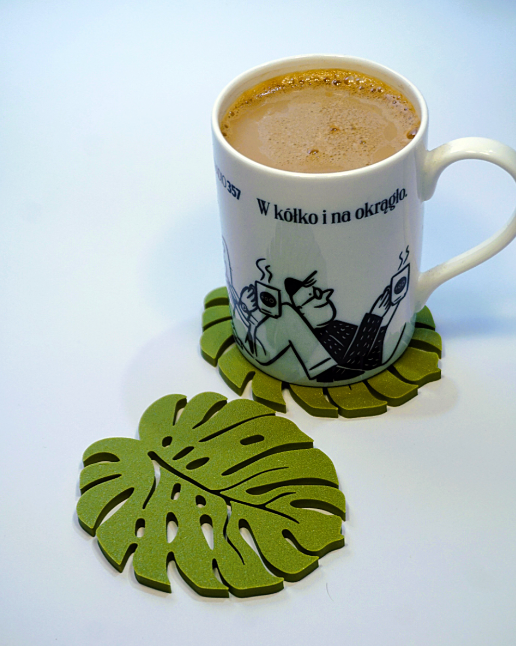 Pflanzenuntersetzer-Set